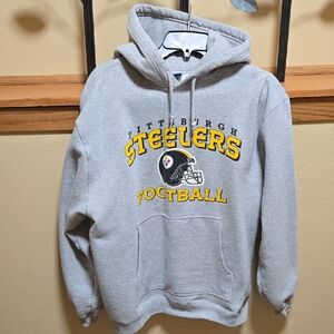 Pittsburgh Steelers Gray Hoodie with Logo